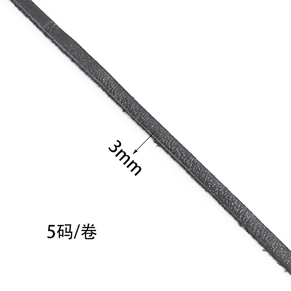 5yards 3mm Genuine Cow Leather - Braided Line บทวิจารณ์และราคา