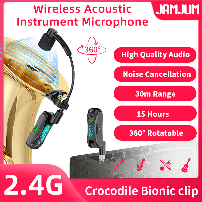 JAMJUM WS-MIC2 Wireless Saxoph - Tippet Line บทวิจารณ์และราคา