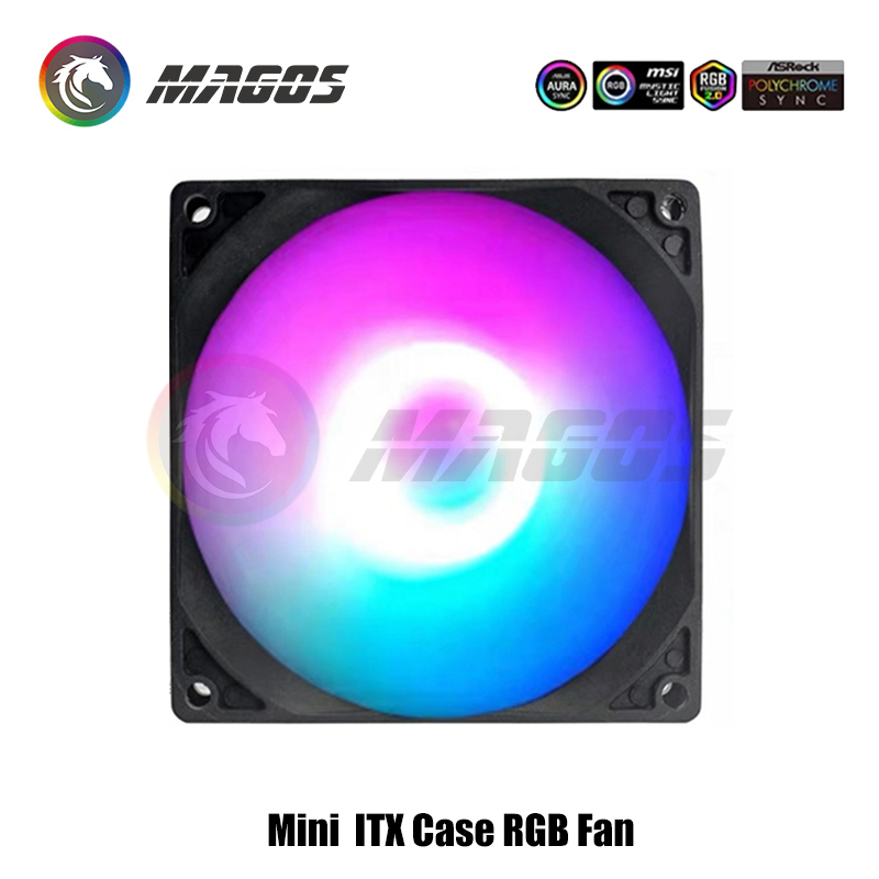 Mini ITX Case ARGB Fan 8cm 9cm - Fly Line บทวิจารณ์และราคา