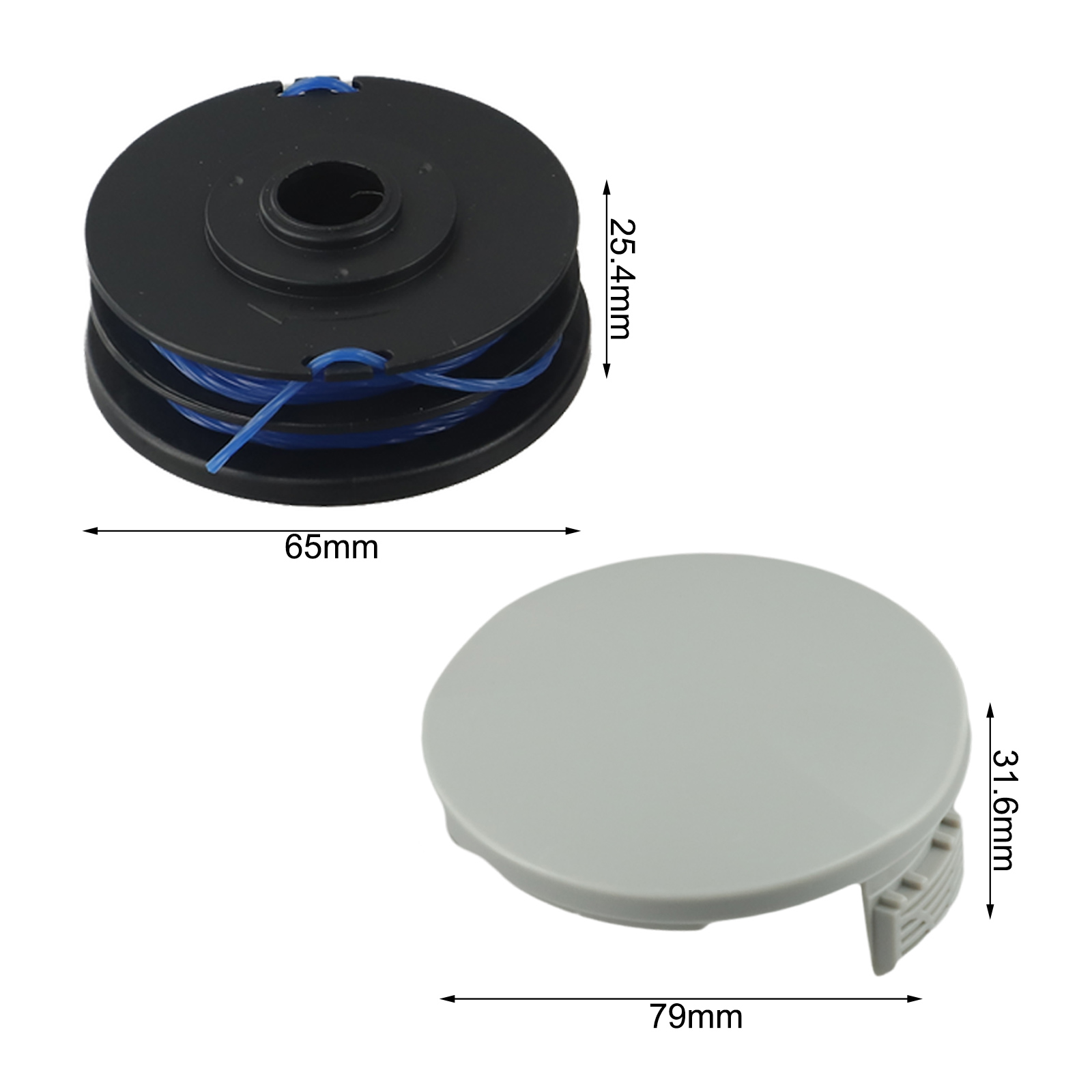 4pc/8pc String Trimmer Replace - Tippet Line บทวิจารณ์และราคา