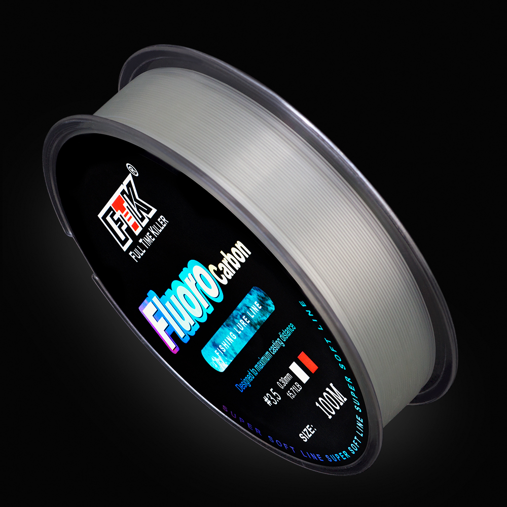 FTK 100m 4.13-34.32LB Fluoroca - Fluorocarbon Line บทวิจารณ์และราคา
