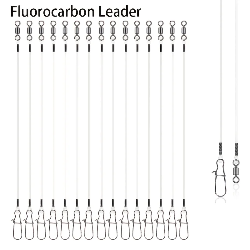 15pcs Fluorocarbon Wire Leader - Leader Line บทวิจารณ์และราคา