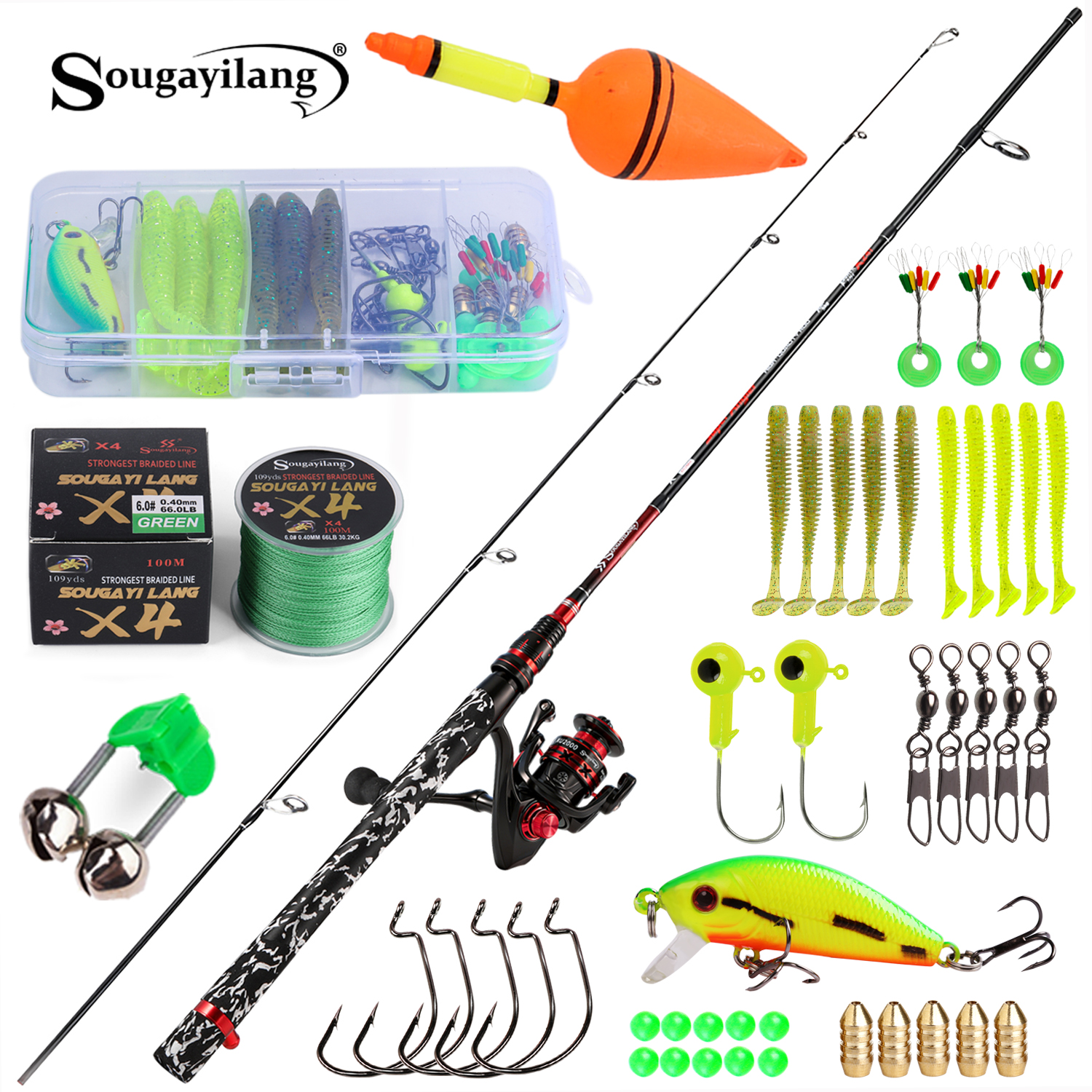 Sougayilang Spinning Fishing R - Freshwater Line บทวิจารณ์และราคา