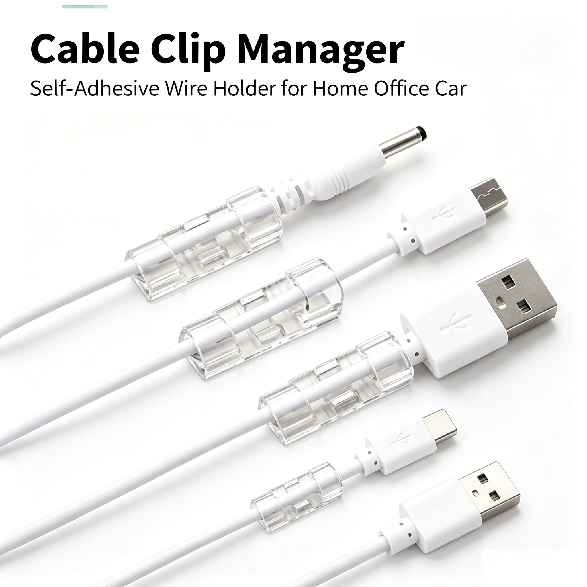 Cable Organizer Clips Cable Ma - Tippet Line บทวิจารณ์และราคา