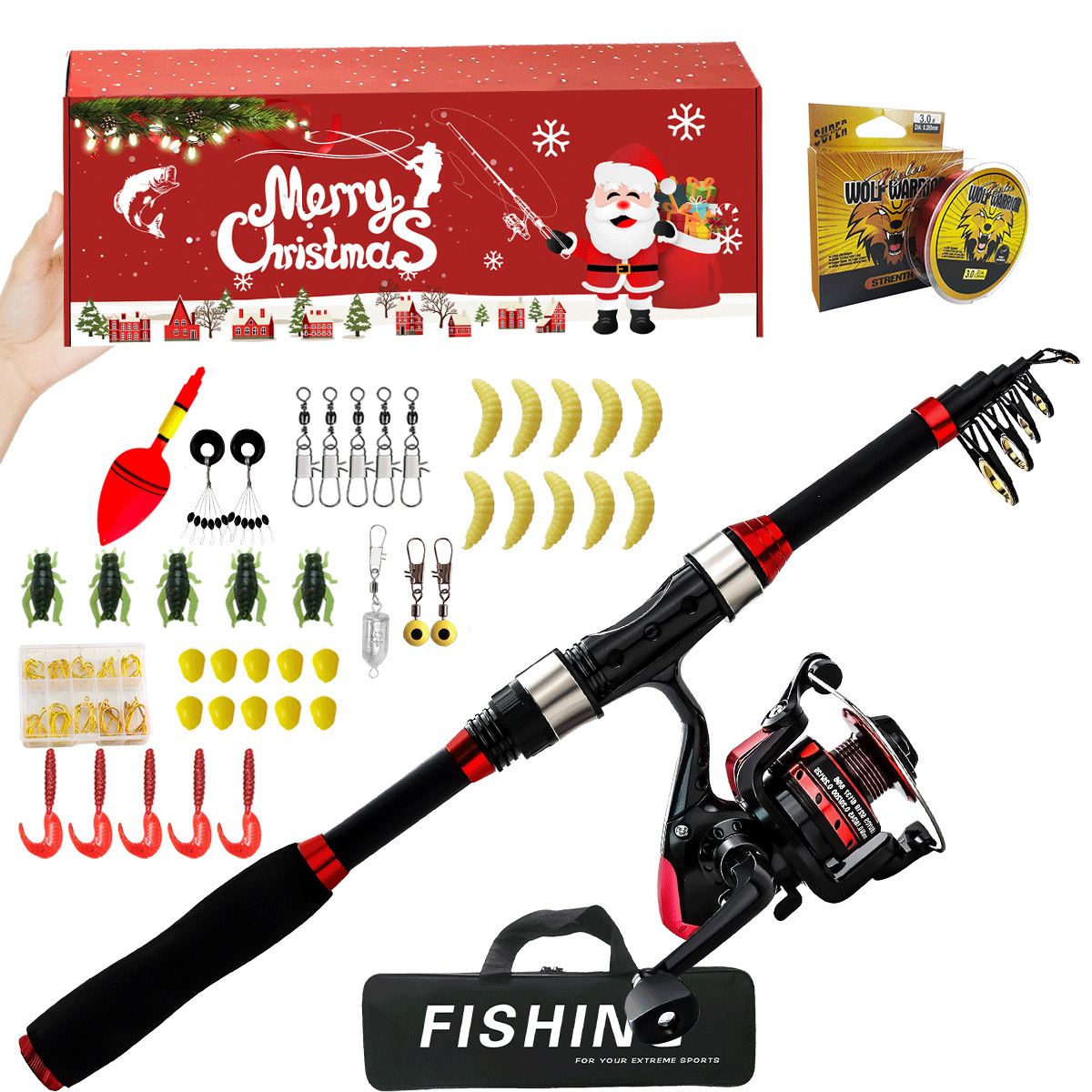 Fishing Tackle Christmas Set U - Freshwater Line บทวิจารณ์และราคา