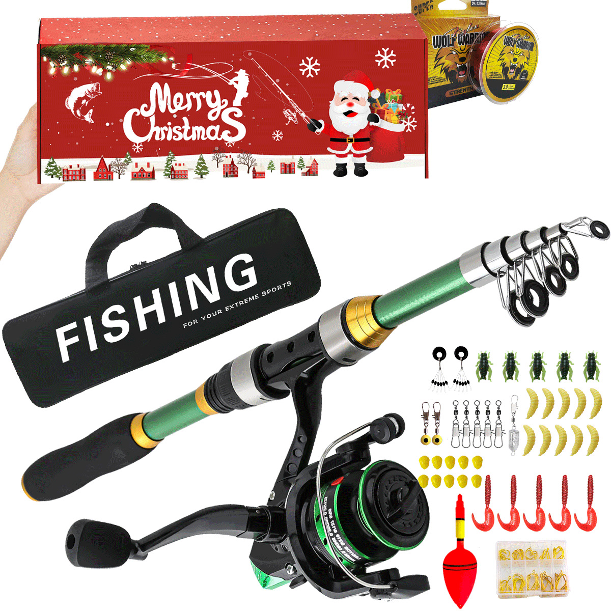 Fishing Tackle Christmas Set U - Freshwater Line บทวิจารณ์และราคา