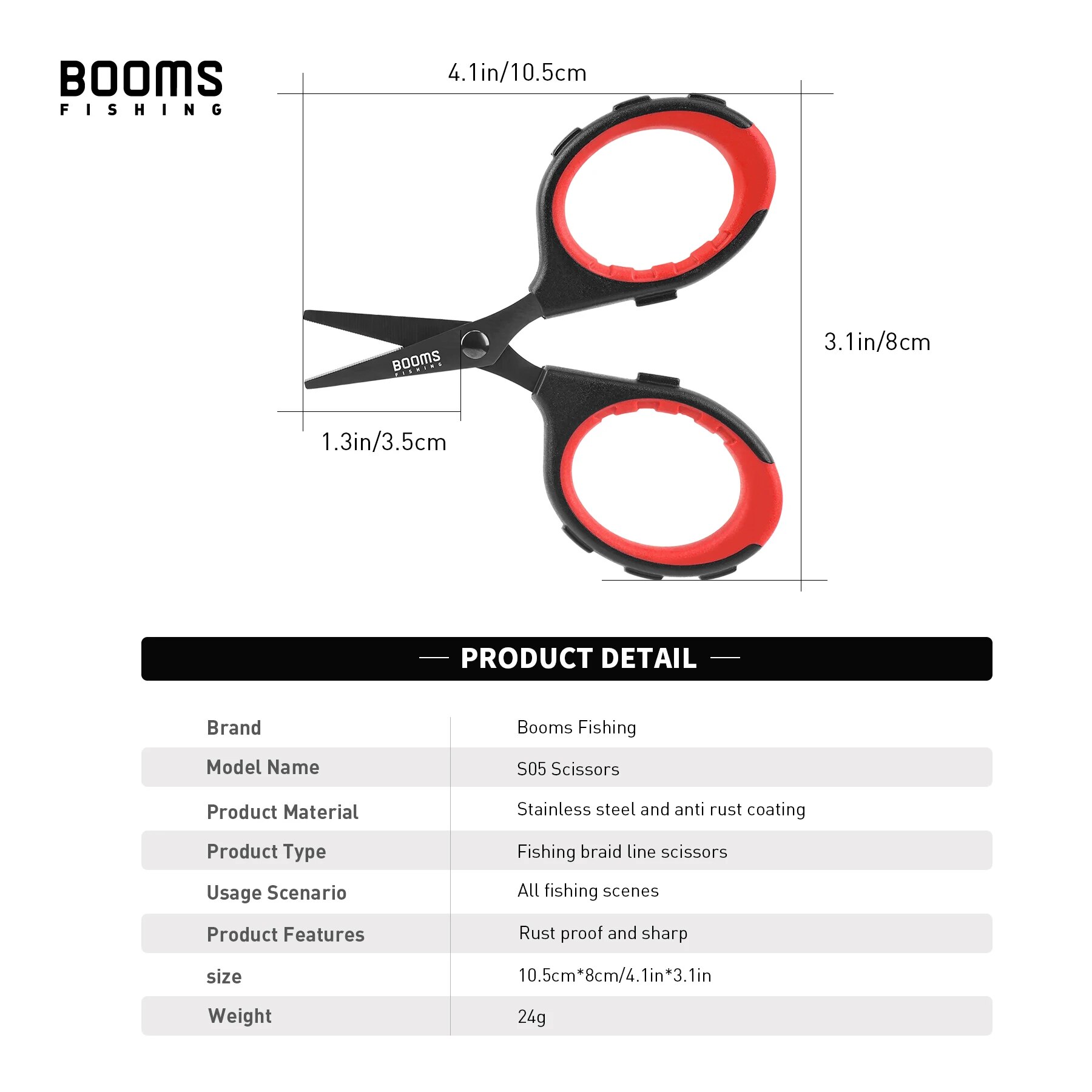 Booms Fishing S05 Braid Wire S - Fishing Line Cutter บทวิจารณ์และราคา