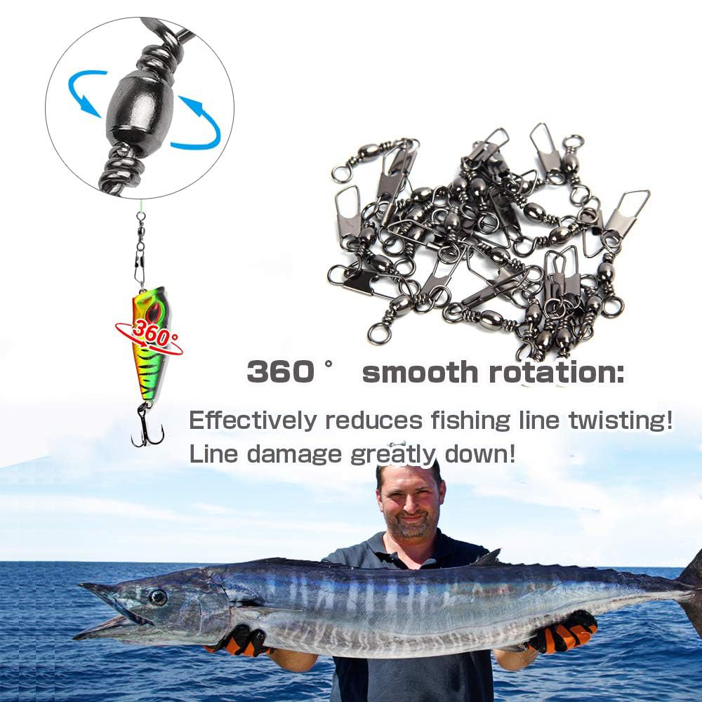 50Pcs Stainless Steel Snap Swi - Freshwater Line บทวิจารณ์และราคา