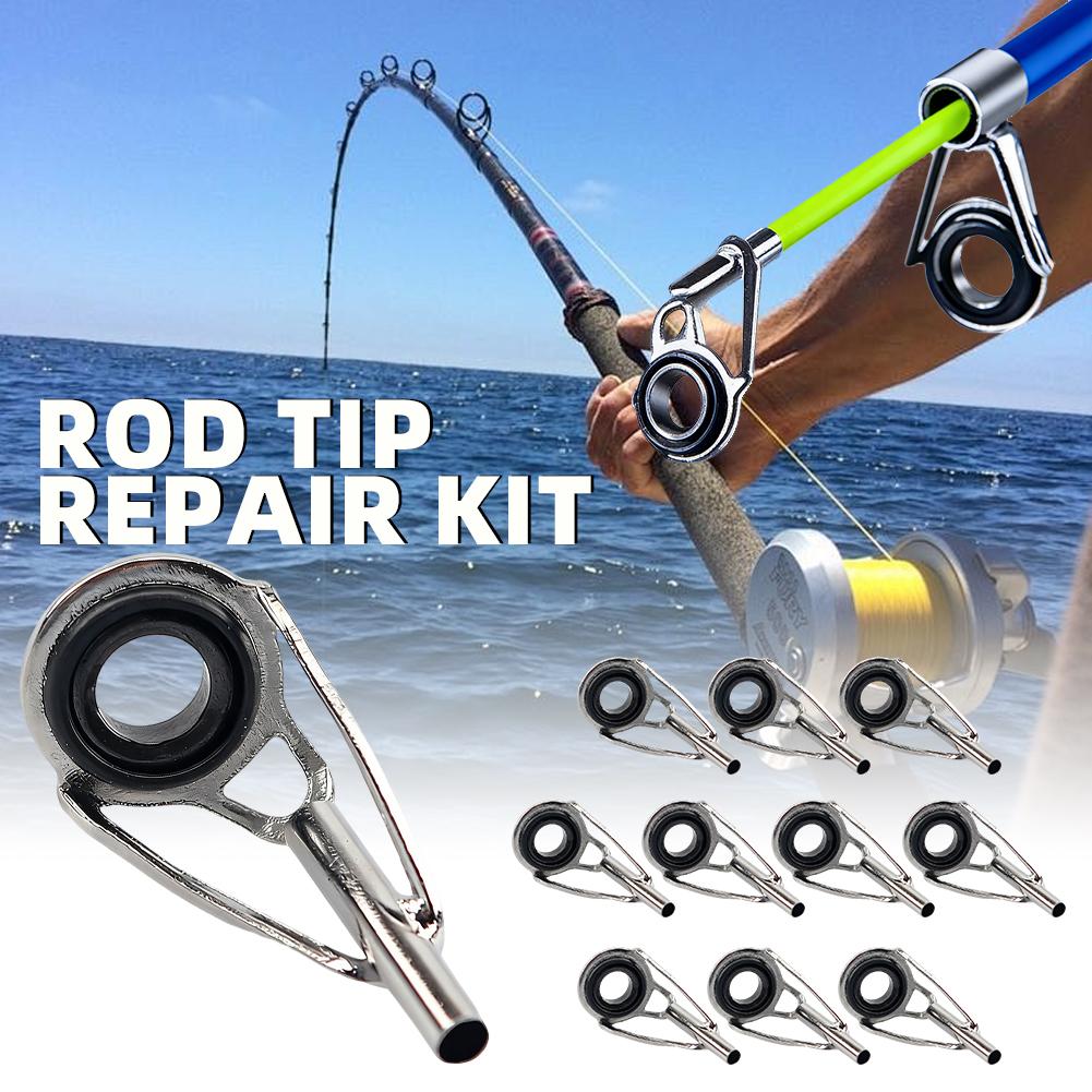 Rod Tip Repair Kit 10pcs Fishi - Saltwater Line บทวิจารณ์และราคา