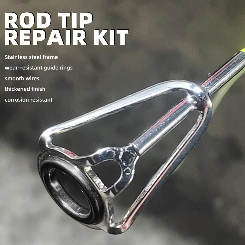Rod Tip Repair Kit 10pcs Fishi - Saltwater Line บทวิจารณ์และราคา