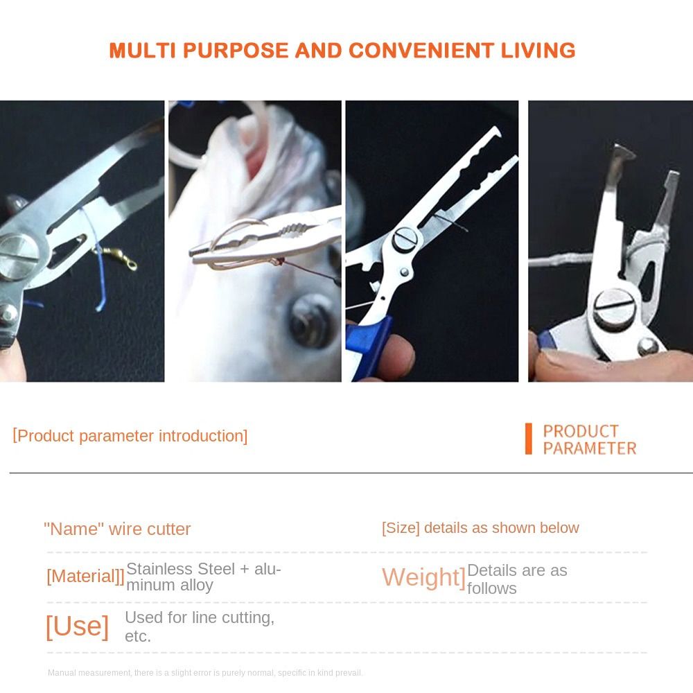 Aluminum Alloy Fishing Pliers  - Fishing Line Cutter บทวิจารณ์และราคา
