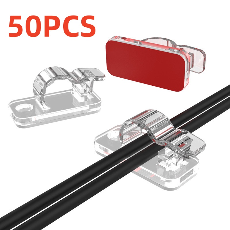 10/50PCS Cable Organizer Clips - Tippet Line บทวิจารณ์และราคา