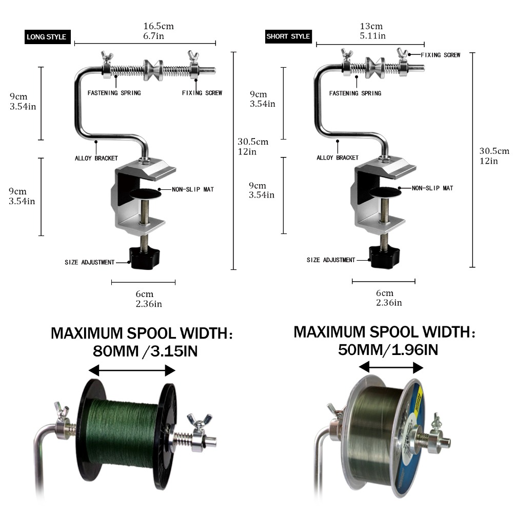 1pcs Portable Aluminum Fishing - Fishing Line Spool บทวิจารณ์และราคา