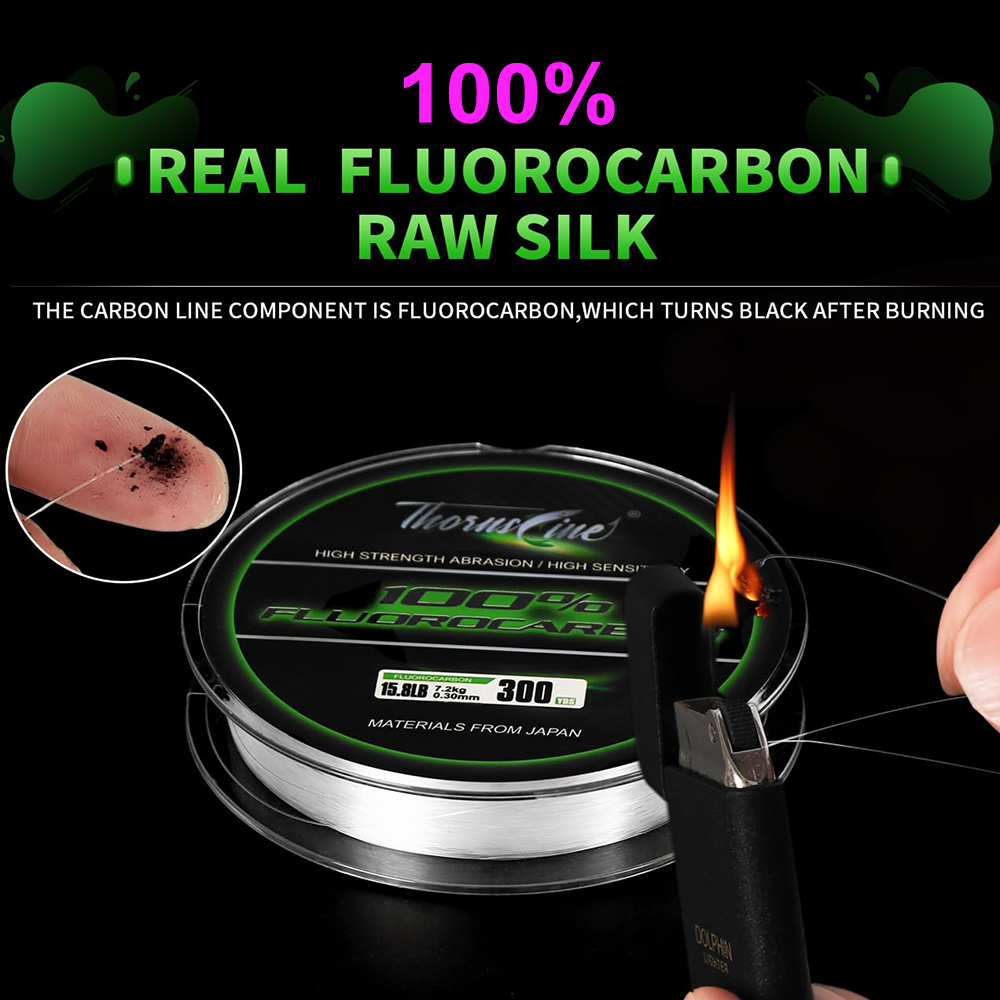 ThornsLine 100% Fluorocarbon F - Copolymer Line บทวิจารณ์และราคา