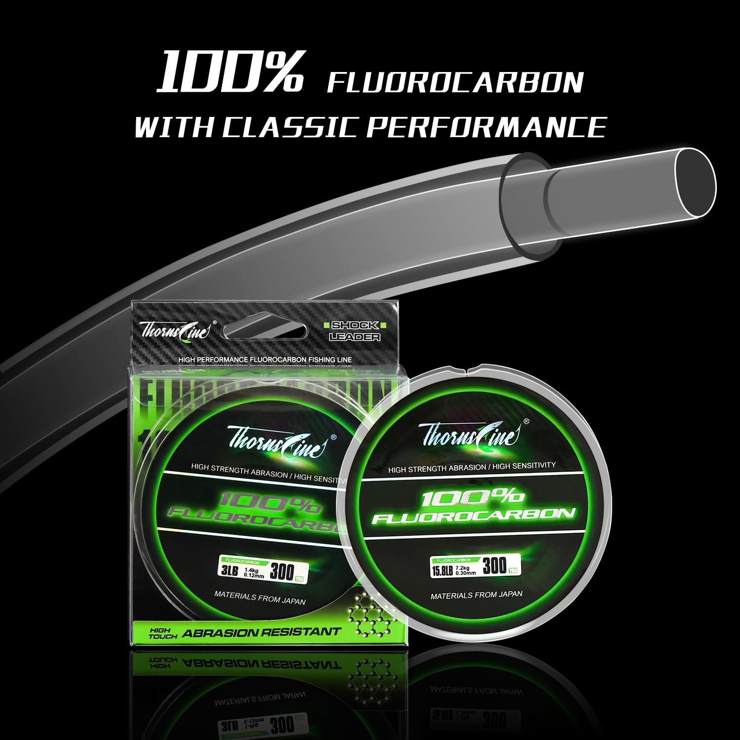 ThornsLine 100% Fluorocarbon F - Copolymer Line บทวิจารณ์และราคา
