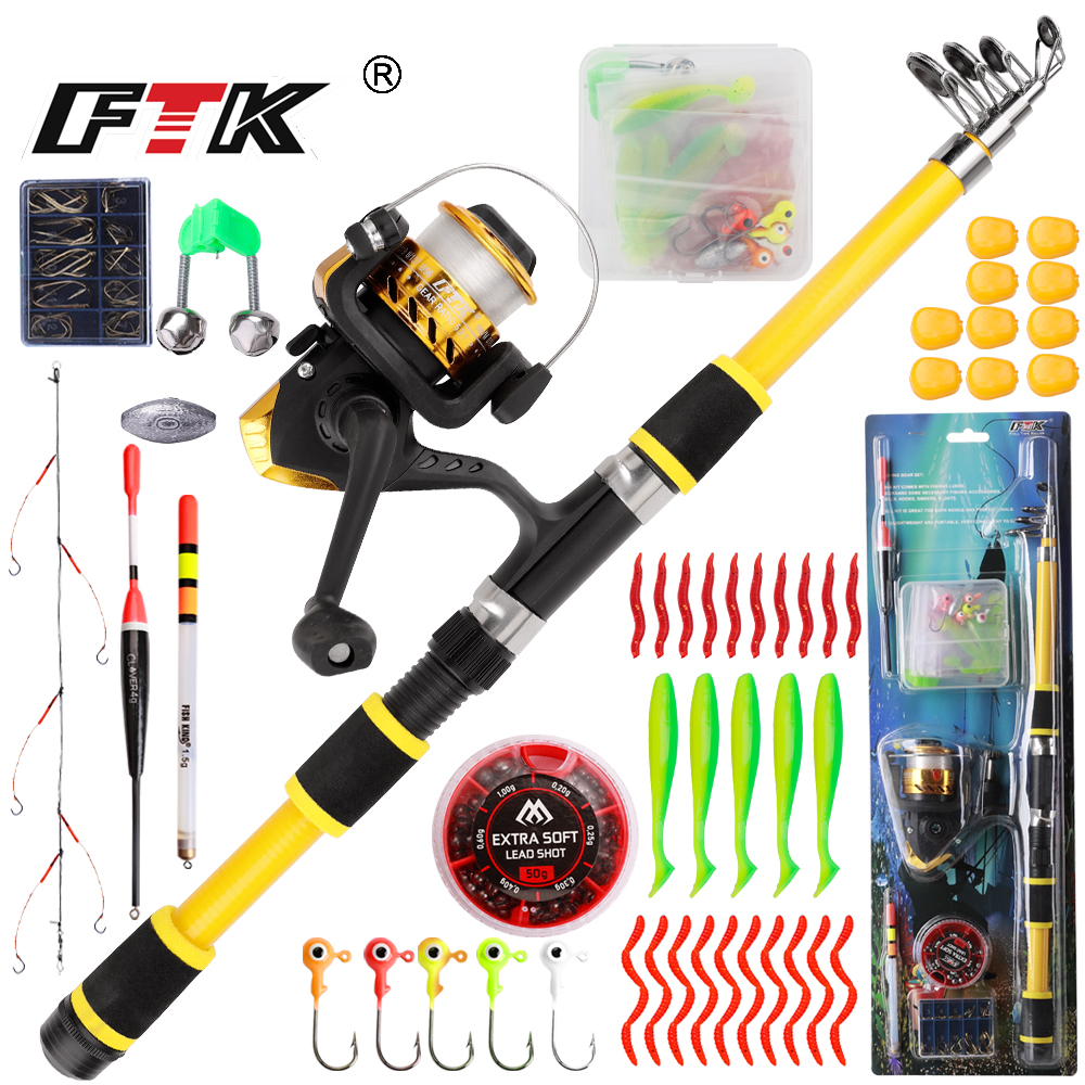 FTK 1.8m Fishing Rod and Reel  - Freshwater Line บทวิจารณ์และราคา