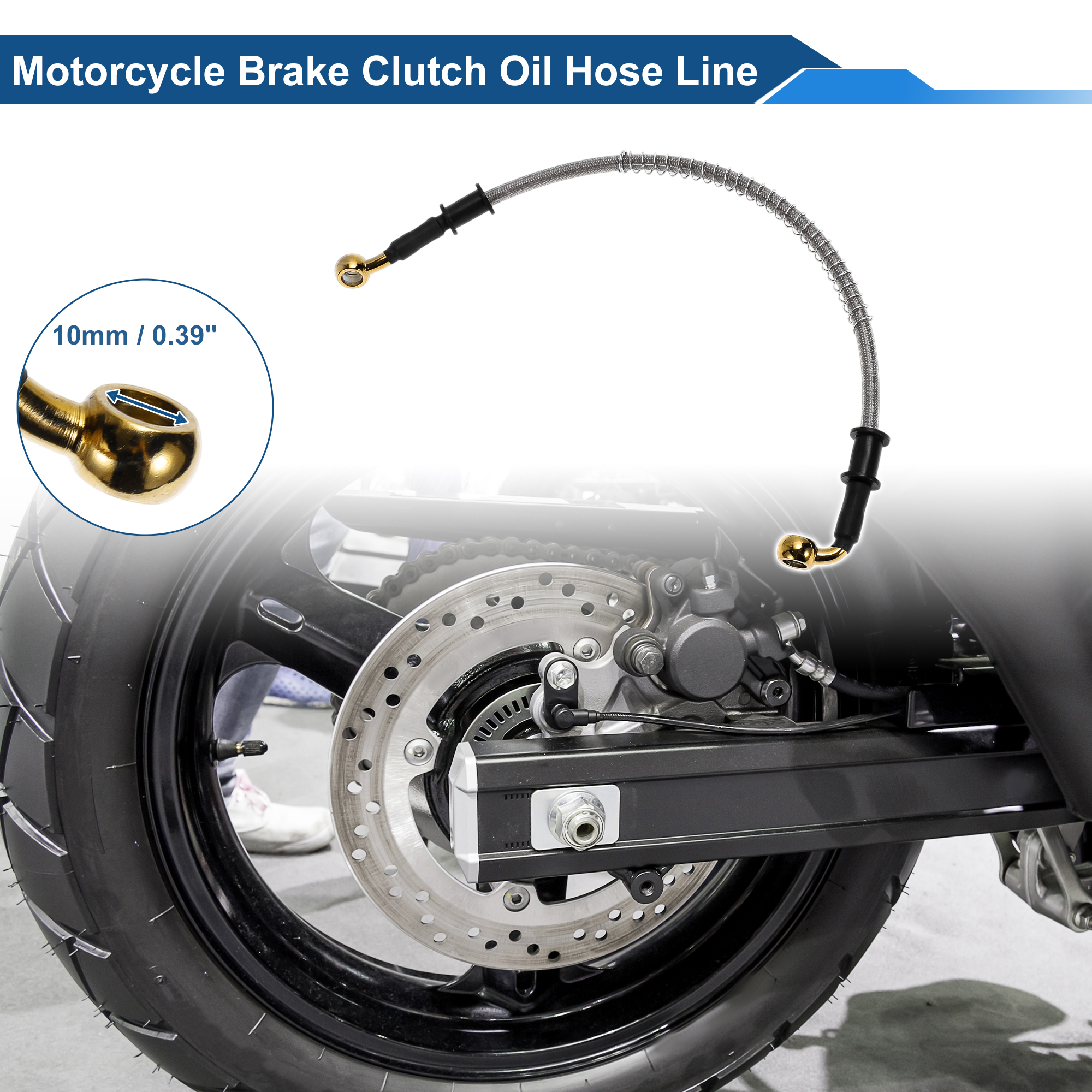 Motoforti 40cm Motorcycle Brak - Braided Line บทวิจารณ์และราคา