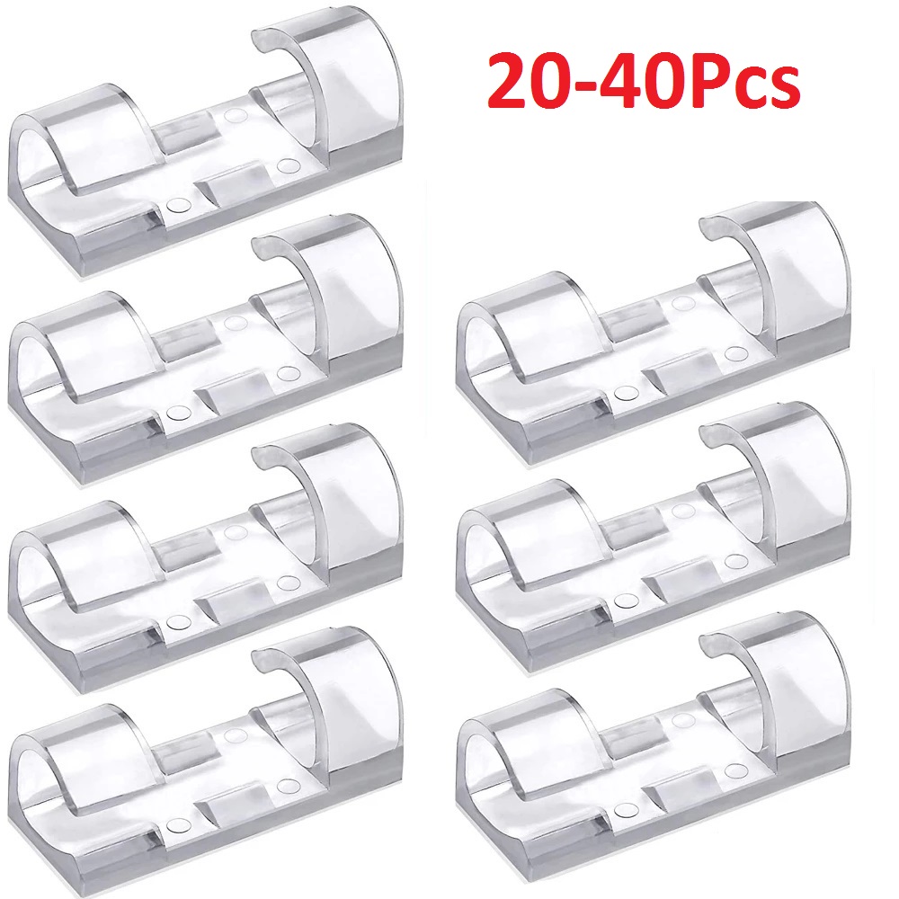40PCS Cable Organizer Clips Ca - Tippet Line บทวิจารณ์และราคา
