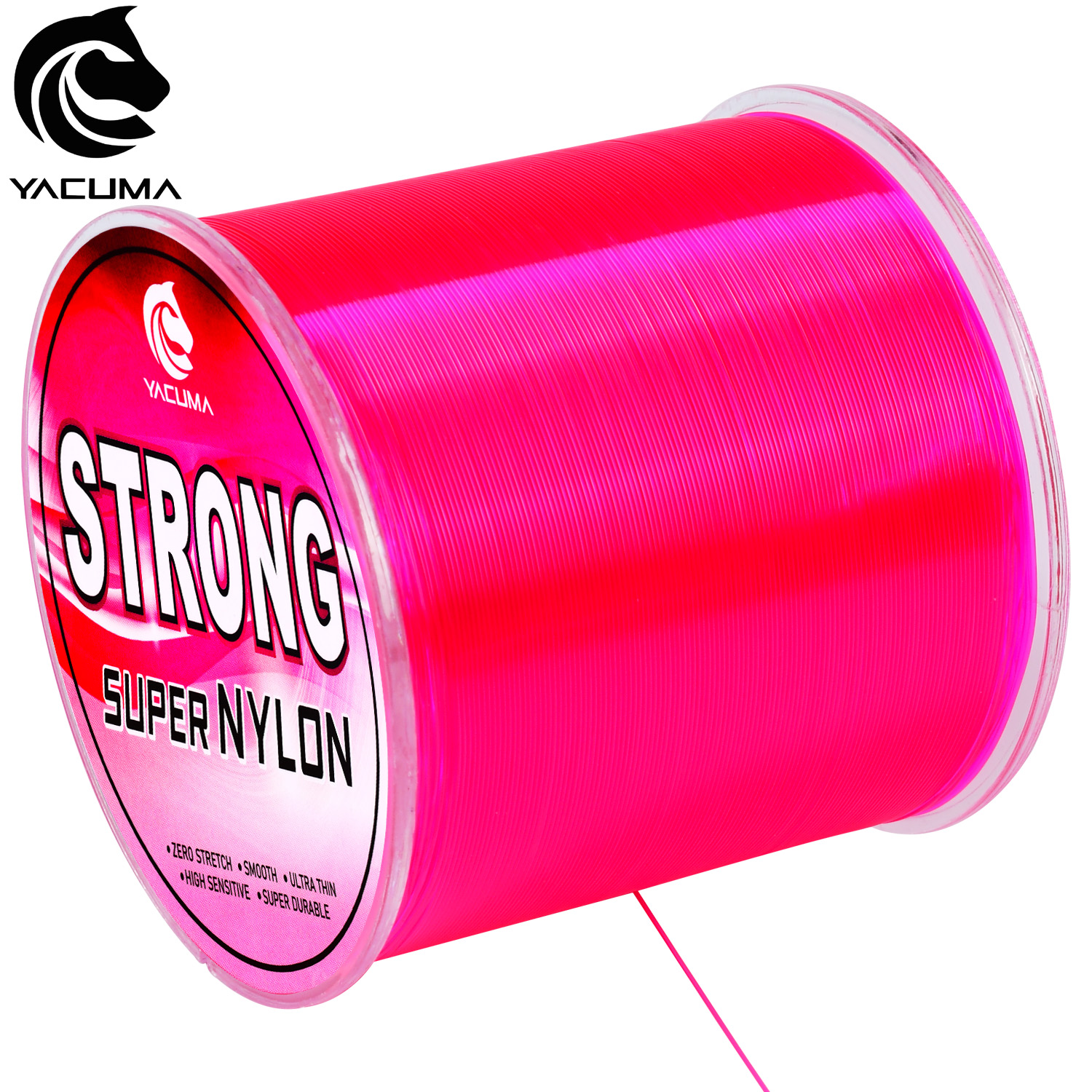 YACUMA 500M-546YDS Strong Pink - Fluorocarbon Line บทวิจารณ์และราคา