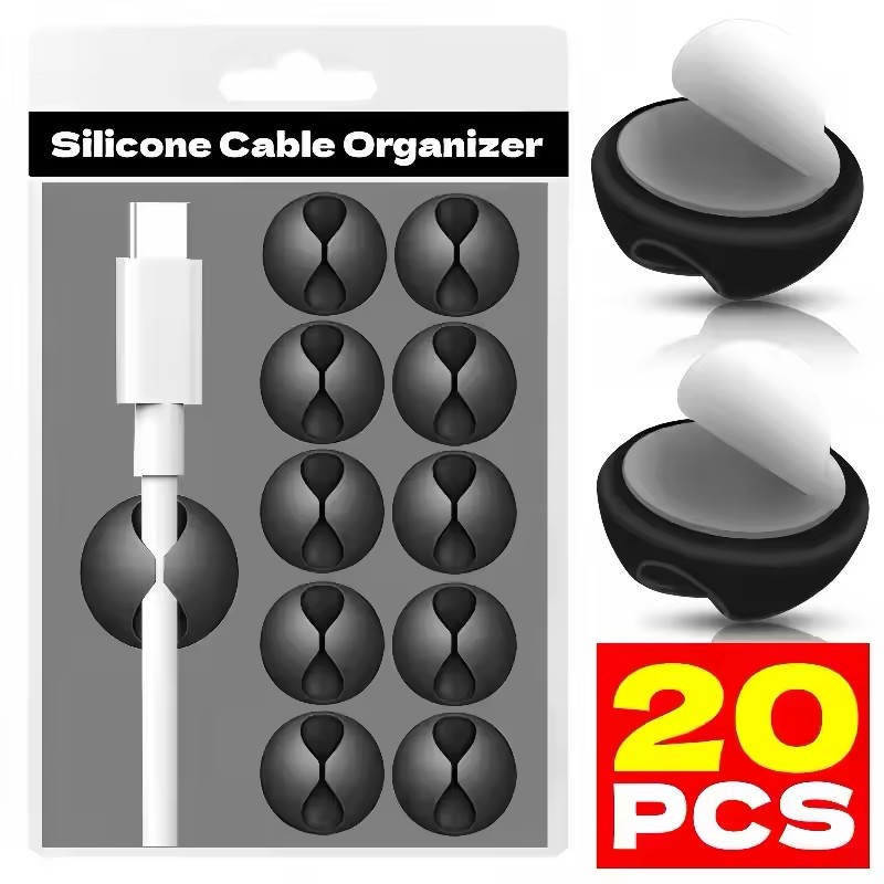 Cable Clips Phone Cord Holder  - Tippet Line บทวิจารณ์และราคา