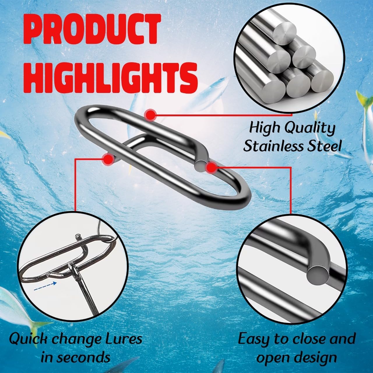 9KM Fishing Snap Kit 110pcs Po - Freshwater Line บทวิจารณ์และราคา