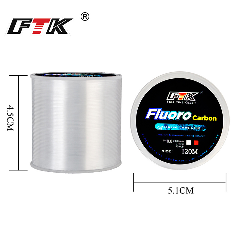 FTK 120m Fishing Line 0.2mm-0. - Fluorocarbon Line บทวิจารณ์และราคา