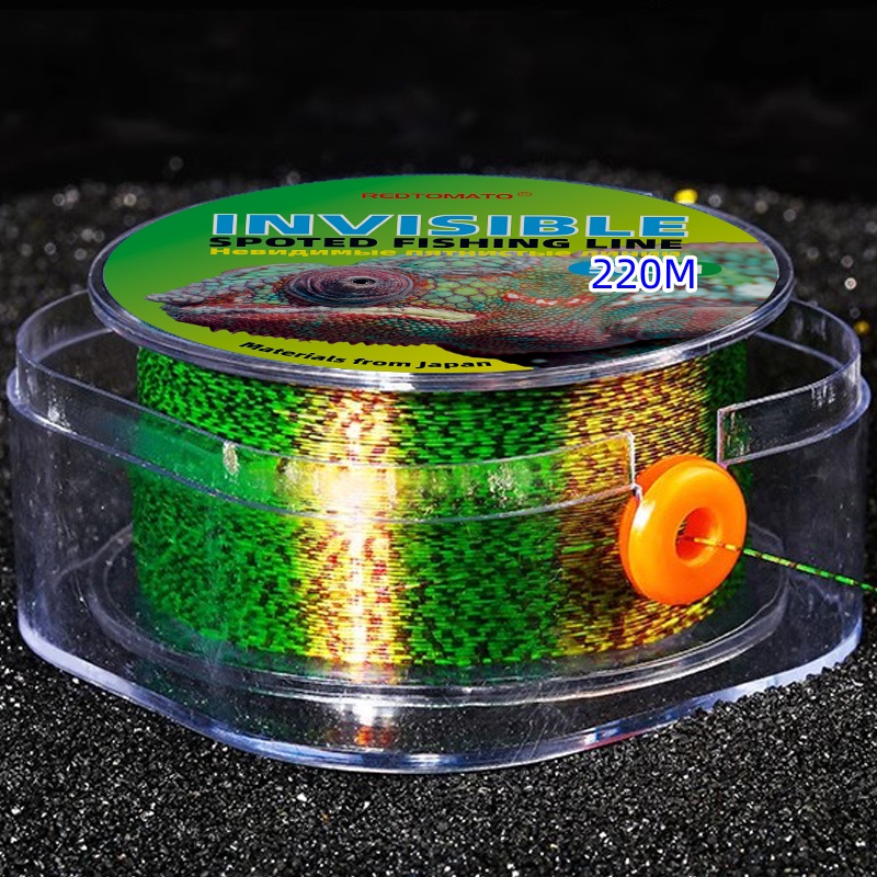 220 Meters Spotted Line Fluoro - Fluorocarbon Line บทวิจารณ์และราคา