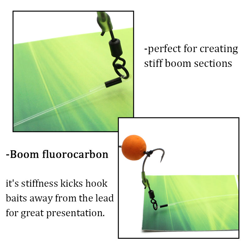 Carp Fishing Hooklink Boom Flu - Fluorocarbon Line บทวิจารณ์และราคา