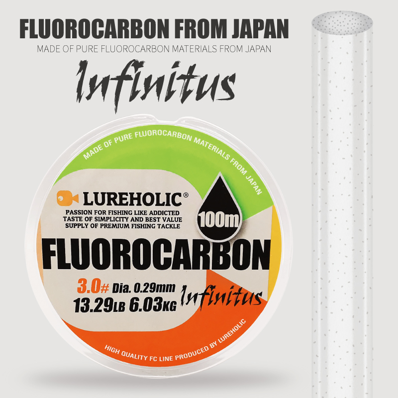 Lureholic Infinity Utra Soft 1 - Fluorocarbon Line บทวิจารณ์และราคา