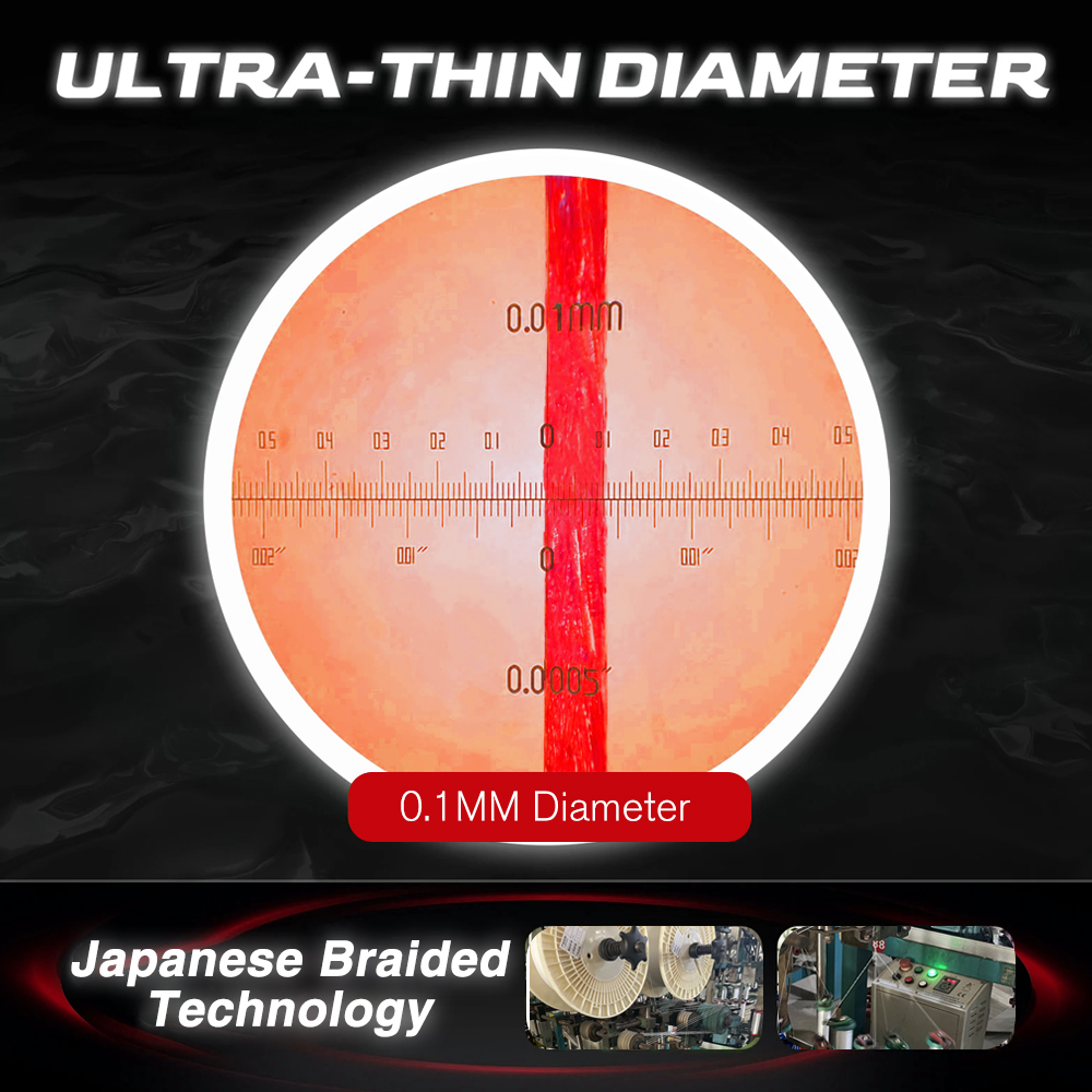 ZUKIBO Firebird Never Faded 4  - Ice Fishing Line บทวิจารณ์และราคา