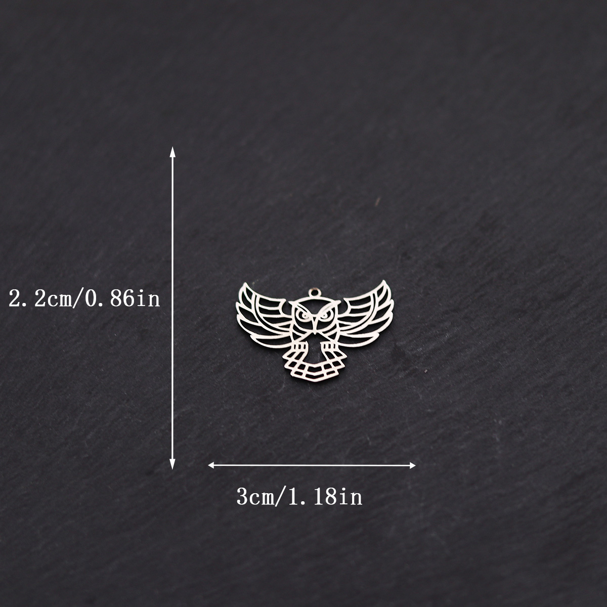 3pcs Owl Stainless Steel Charm - Fly Line บทวิจารณ์และราคา