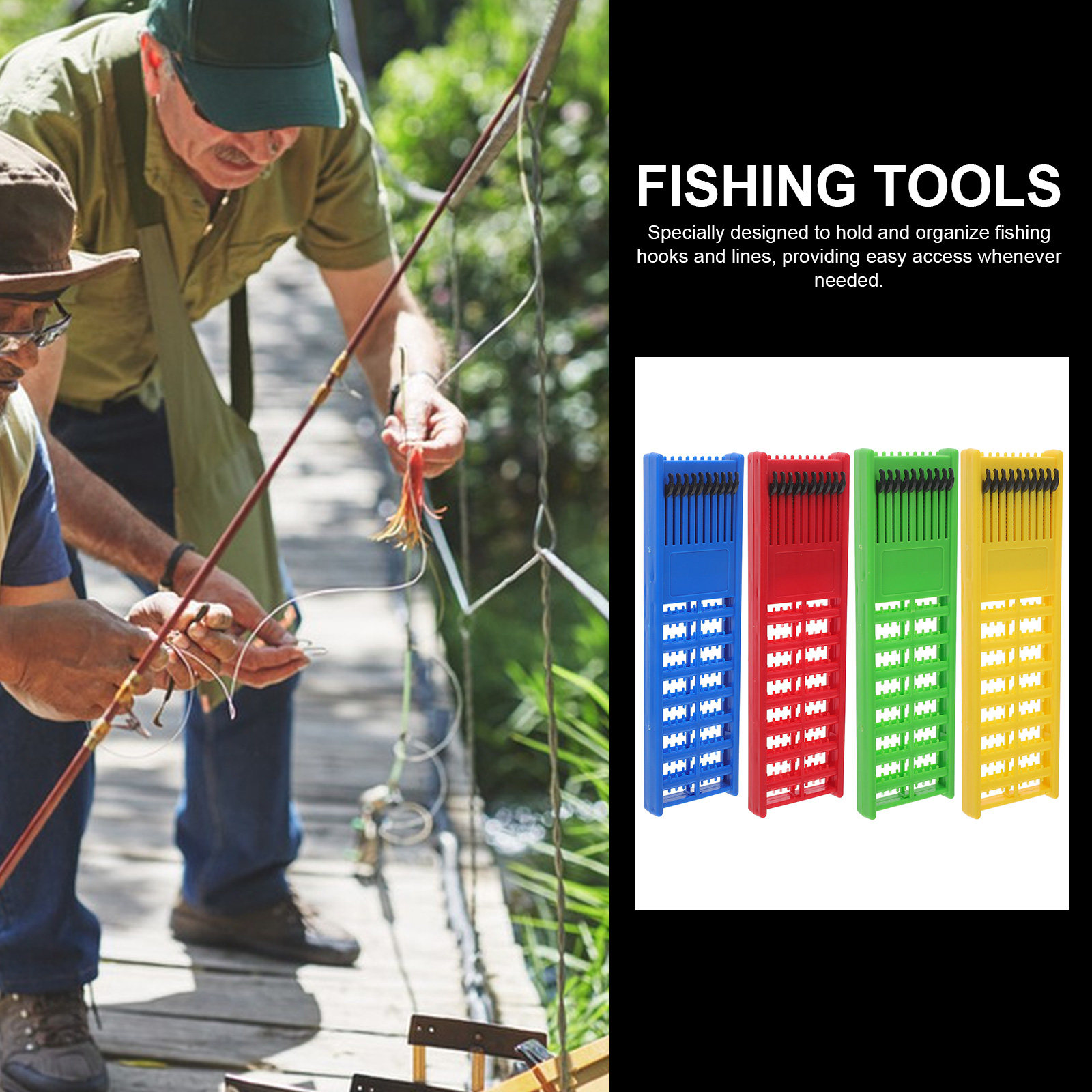 4Pcs Fishing Rigs Board Hook a - Fishing Line Dispenser บทวิจารณ์และราคา