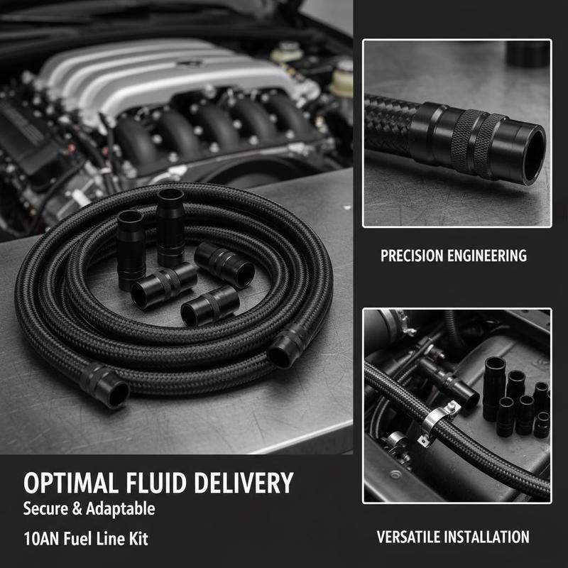 Fuel Hose Assembly 10FT For En - Braided Line บทวิจารณ์และราคา