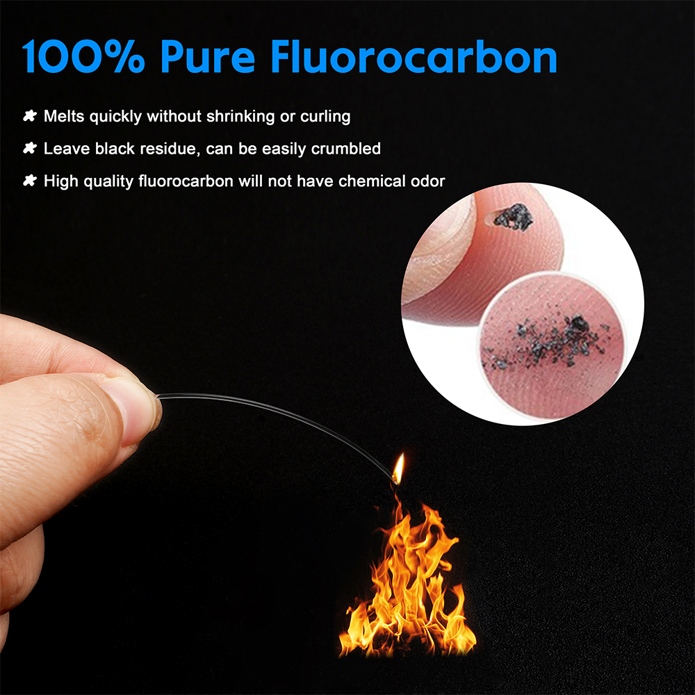 10Pcs Fluorocaron Fishing Lead - Fluorocarbon Line บทวิจารณ์และราคา