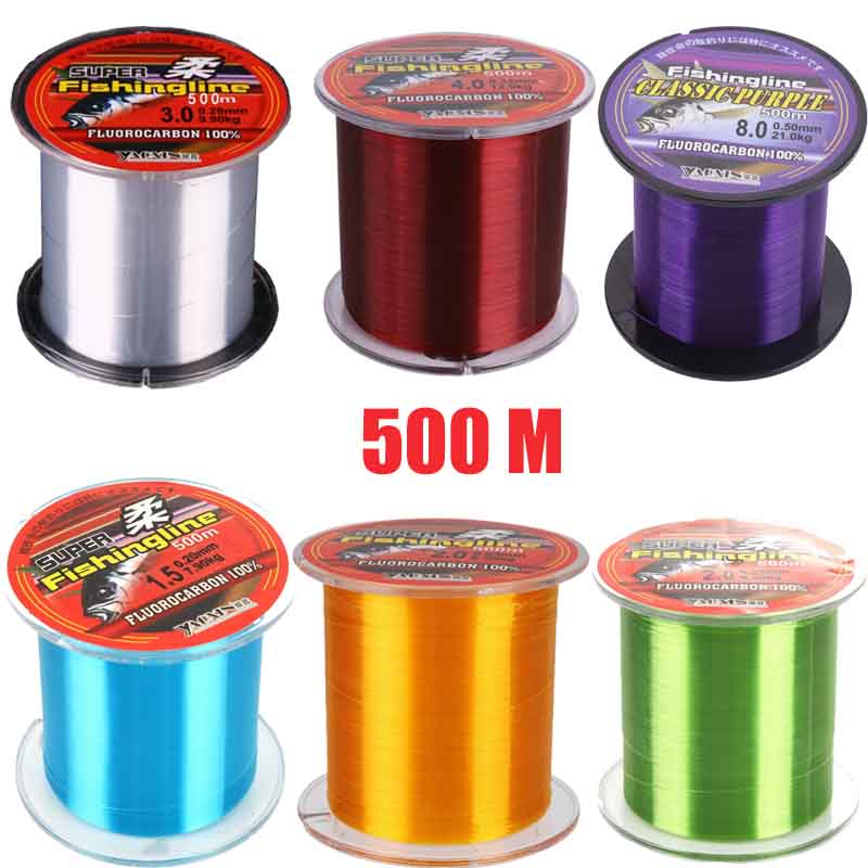 1pc 500M Fishing Line Super St - Fluorocarbon Line บทวิจารณ์และราคา