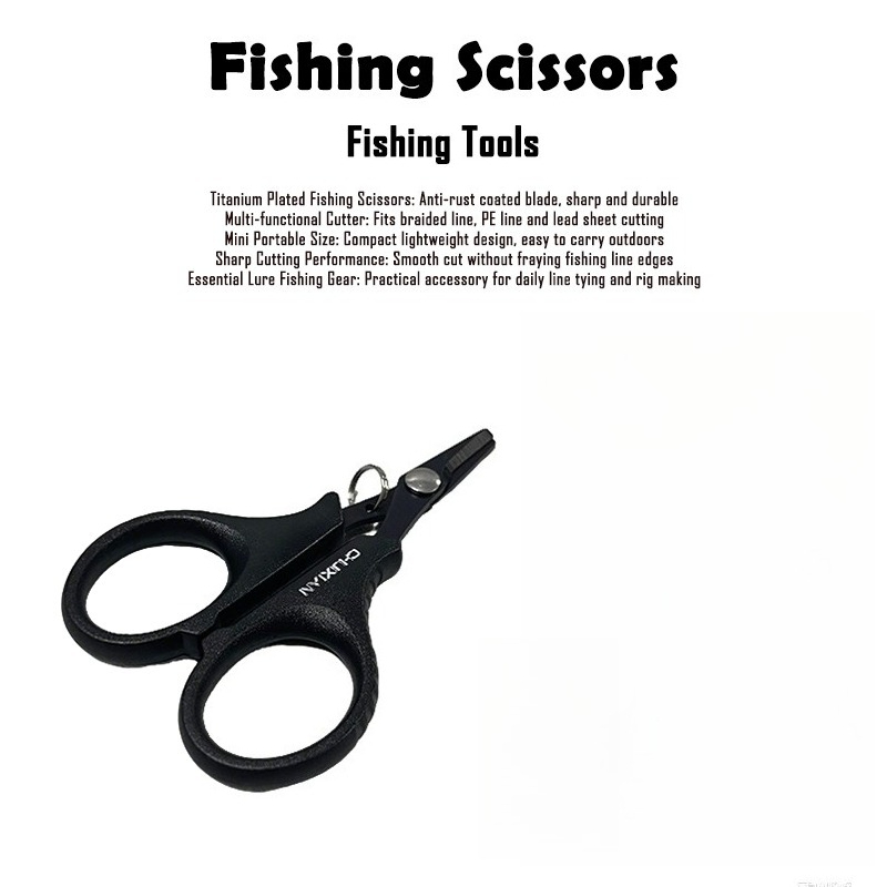 1Pc Titanium Coated Rustproof  - Fishing Line Cutter บทวิจารณ์และราคา