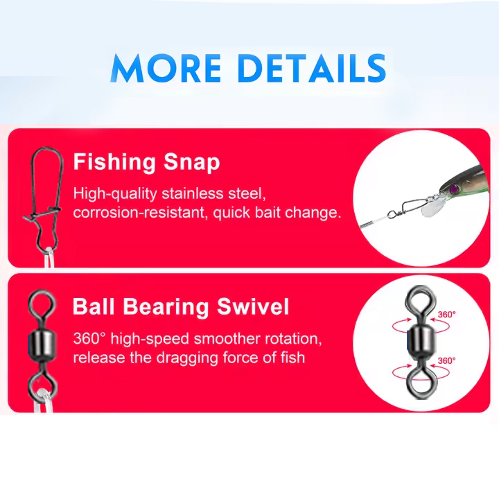 8/16pcs Fluorocarbon Wire Lead - Fluorocarbon Line บทวิจารณ์และราคา