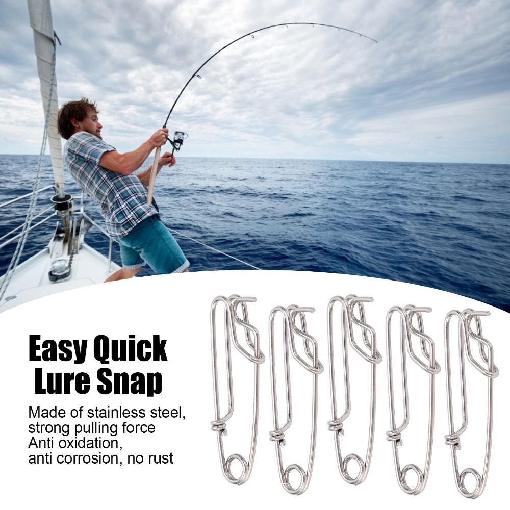 5PCS Durable Stainless Steel L - Freshwater Line บทวิจารณ์และราคา
