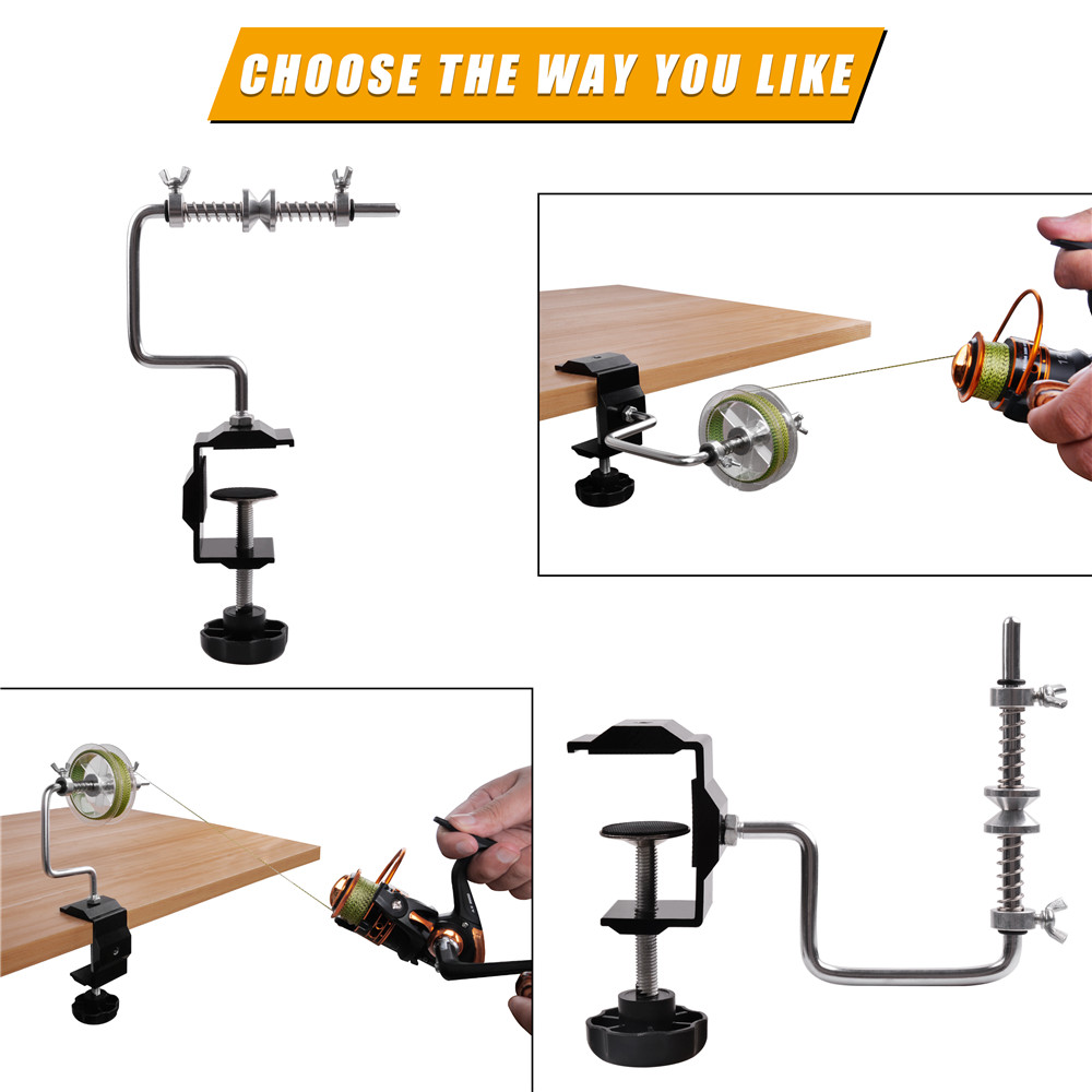 Protable Fishing Line Winder w - Fishing Line Spool บทวิจารณ์และราคา