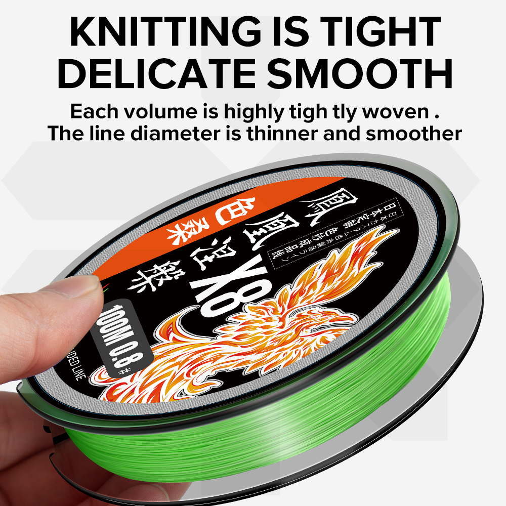 ZUKIBO Phoenix 8 Strand PE Bra - Ice Fishing Line บทวิจารณ์และราคา
