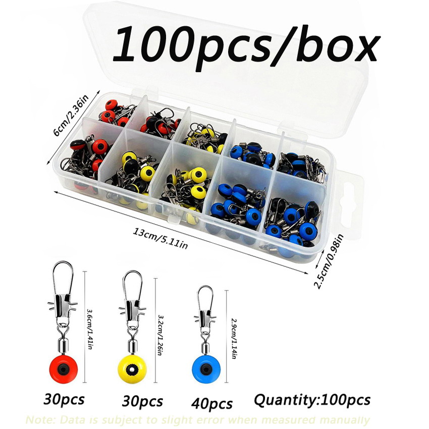 20pcs Fishing Line Hook Swivel - Saltwater Line บทวิจารณ์และราคา